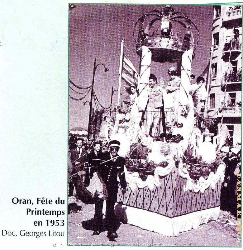 Oran - Boulevard Front de Mer - Fete de Printemps - 1953.jpg